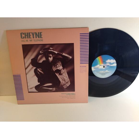 CHEYNE – CALL ME MR' TELEPHONE 12" Single 1985 MCA Dance Pop 45 RPM - Picture 4 of 4